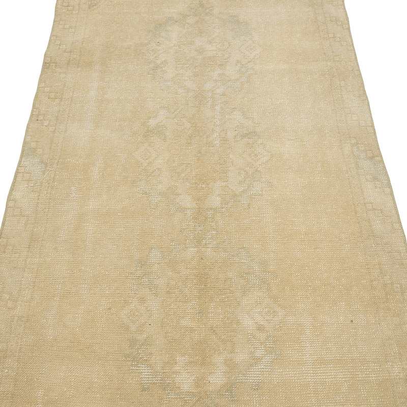 Vintage Turkish Hand-Knotted Runner - 3'  x 8' 7" (36" x 103") - K0084272