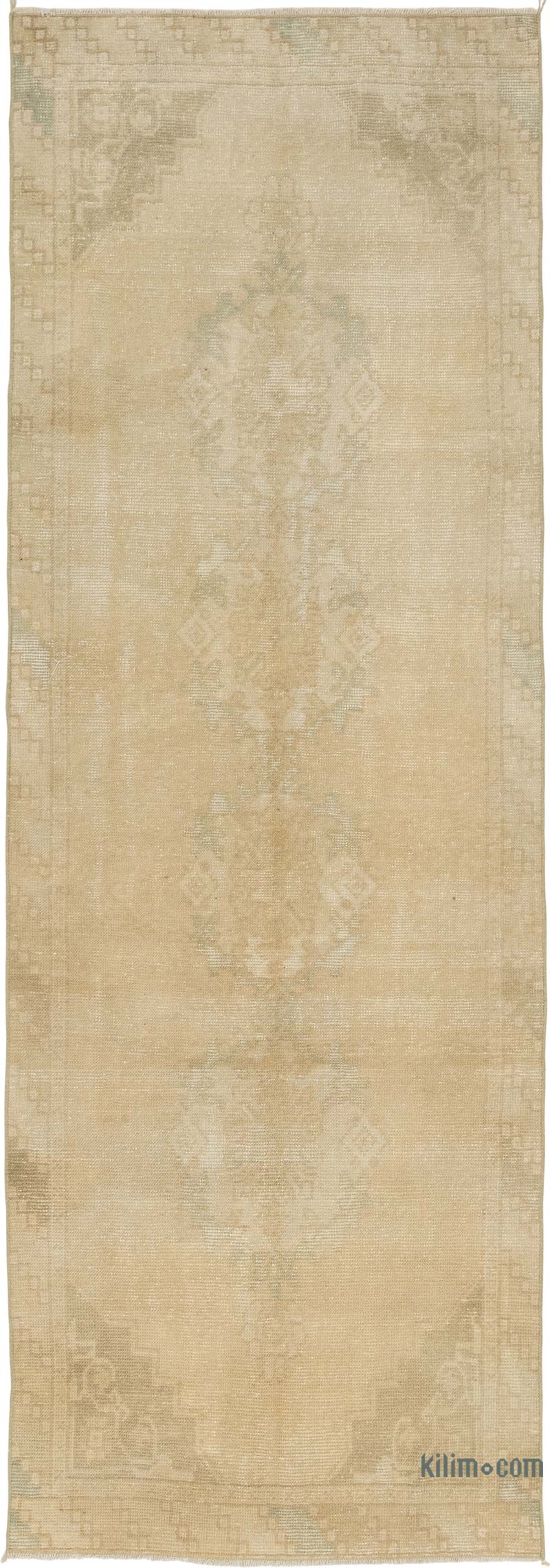 Vintage Turkish Hand-Knotted Runner - 3'  x 8' 7" (36" x 103") - K0084272