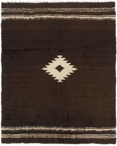 Vintage Siirt Rug - 4' 9" x 5' 11" (57" x 71")