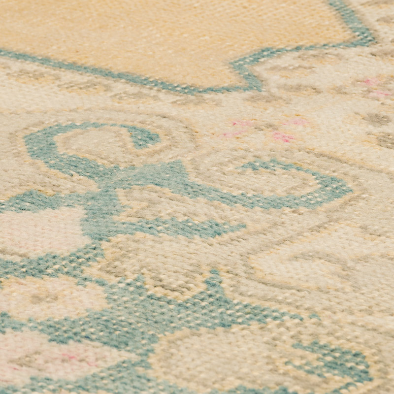 Alfombra Vintage Turca Anudada a Mano - 134 cm x 217 cm - K0084289