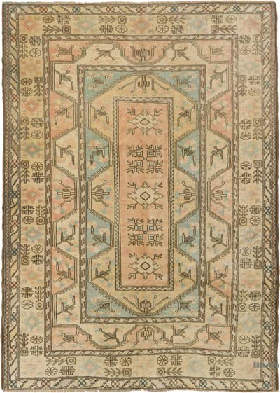 El Dokuma Vintage Hali - 203 cm x 282 cm