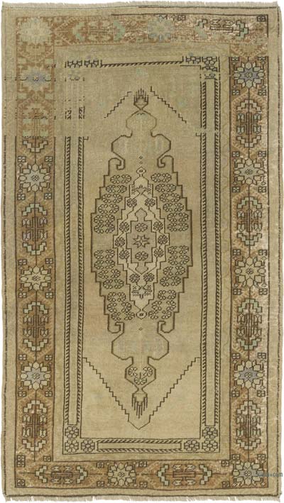 Vintage Turkish Hand-Knotted Rug - 3' 5" x 5' 11" (41" x 71")