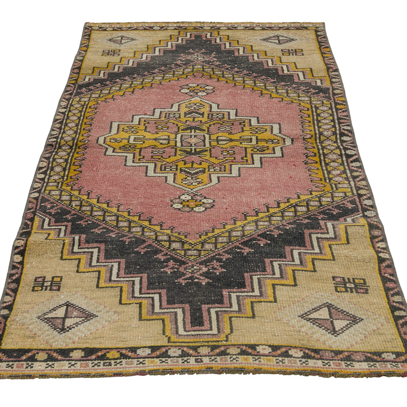 Vintage Turkish Hand-Knotted Rug - 2' 6" x 5' 7" (30" x 67") - K0084299