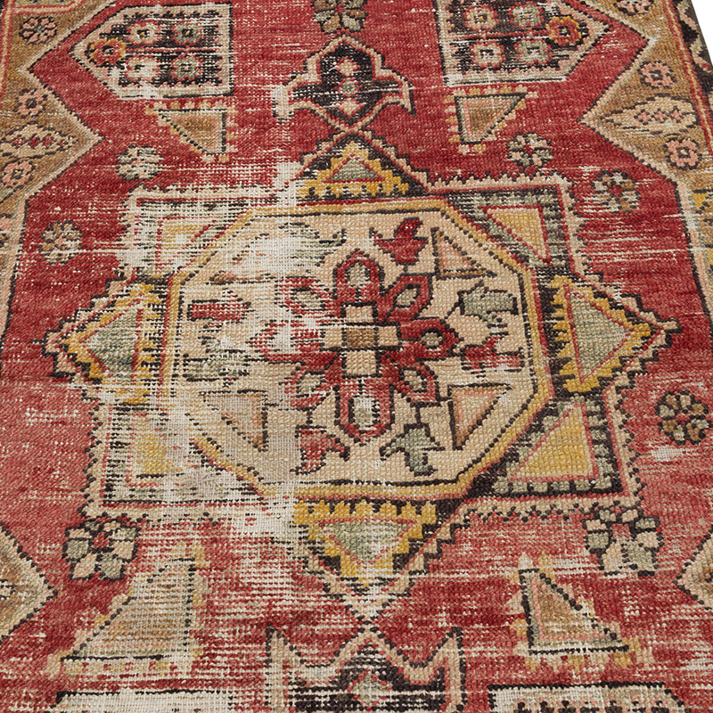 Vintage Turkish Hand-Knotted Rug - 3' 7" x 4' 11" (43" x 59") - K0084300