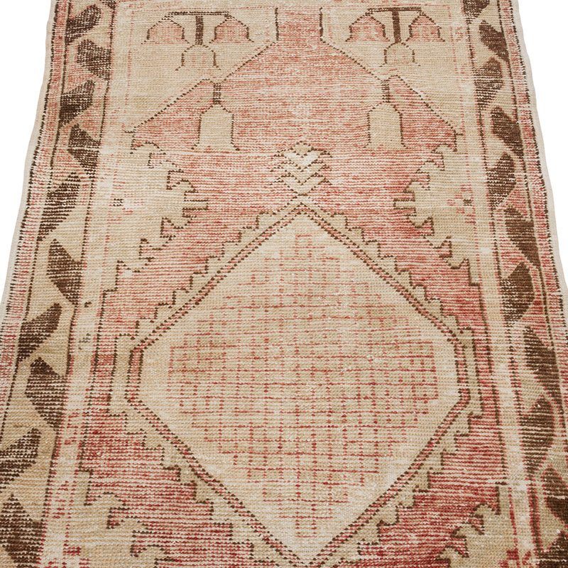 Vintage Turkish Hand-Knotted Rug - 2' 7" x 5'  (31" x 60") - K0084301