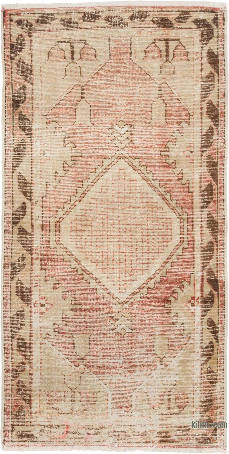 Vintage Turkish Hand-Knotted Rug - 2' 7" x 5'  (31" x 60") - K0084301