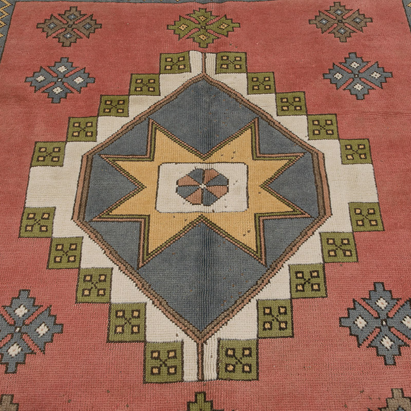 Alfombra Vintage Turca Anudada a Mano - 172 cm x 182 cm - K0084302