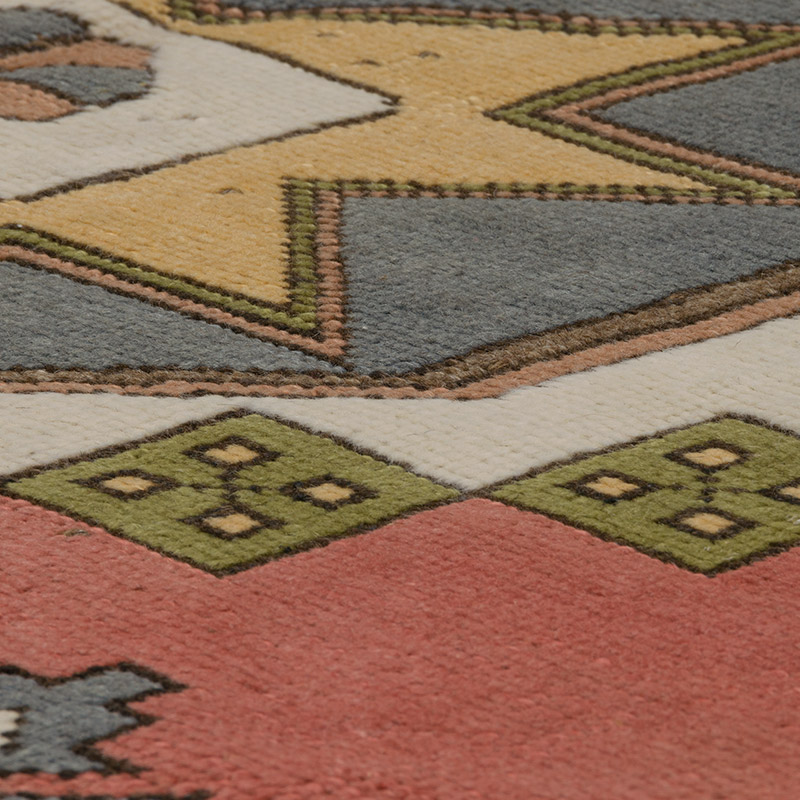 Alfombra Vintage Turca Anudada a Mano - 172 cm x 182 cm - K0084302