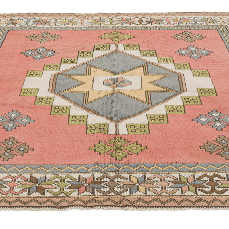 Alfombra Vintage Turca Anudada a Mano - 172 cm x 182 cm - K0084302