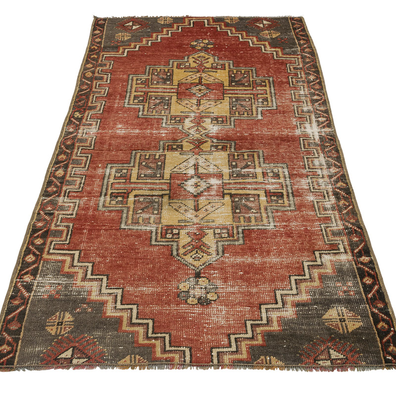 Vintage Turkish Hand-Knotted Rug - 2' 7" x 5' 4" (31" x 64") - K0084303