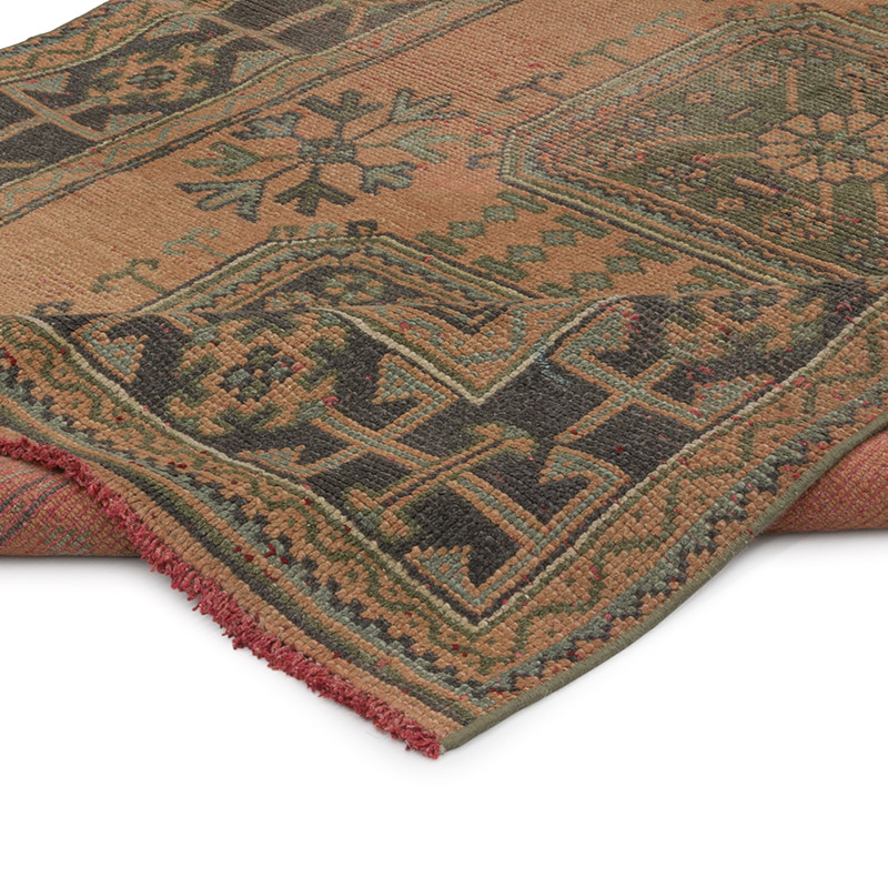 Alfombra Vintage Turca Anudada a Mano - 147 cm x 230 cm - K0084304