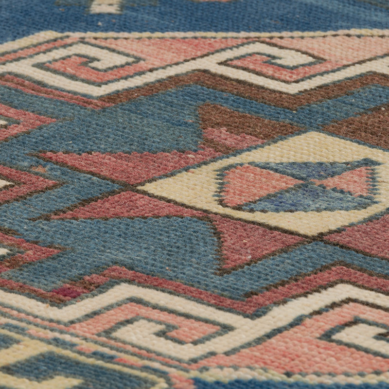 Alfombra Vintage Turca Anudada a Mano - 135 cm x 233 cm - K0084305