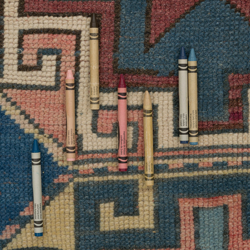 Alfombra Vintage Turca Anudada a Mano - 135 cm x 233 cm - K0084305