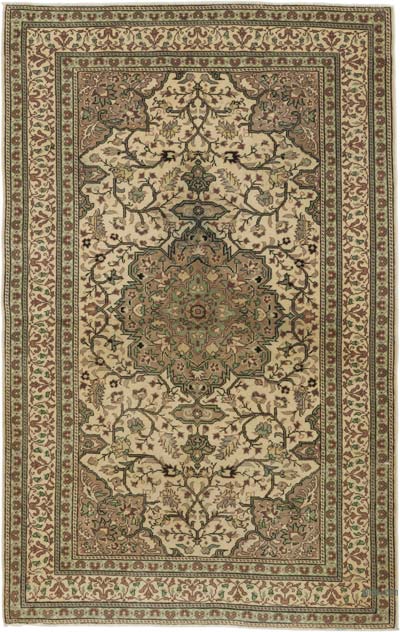 Vintage Turkish Hand-Knotted Rug - 3' 11" x 6' 2" (47" x 74")