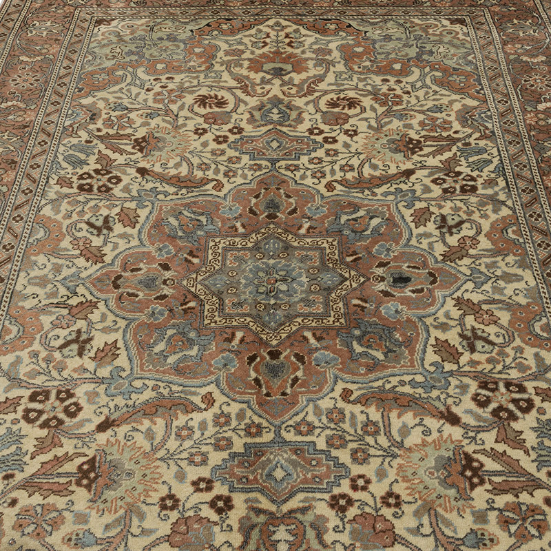 Alfombra Vintage Turca Anudada a Mano - 153 cm x 226 cm - K0084307