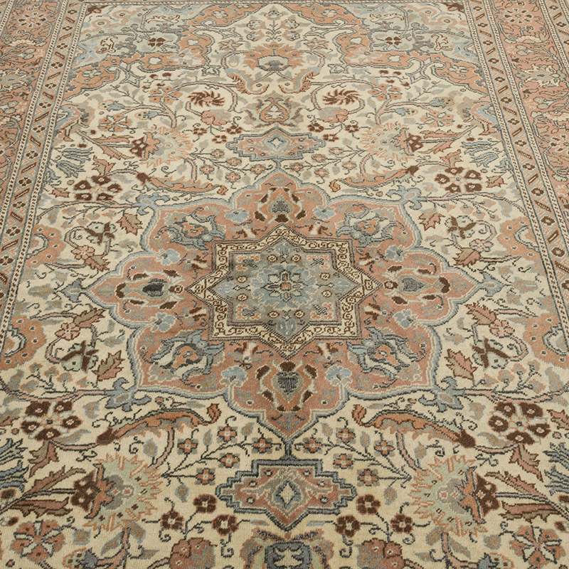 Alfombra Vintage Turca Anudada a Mano - 153 cm x 226 cm - K0084307