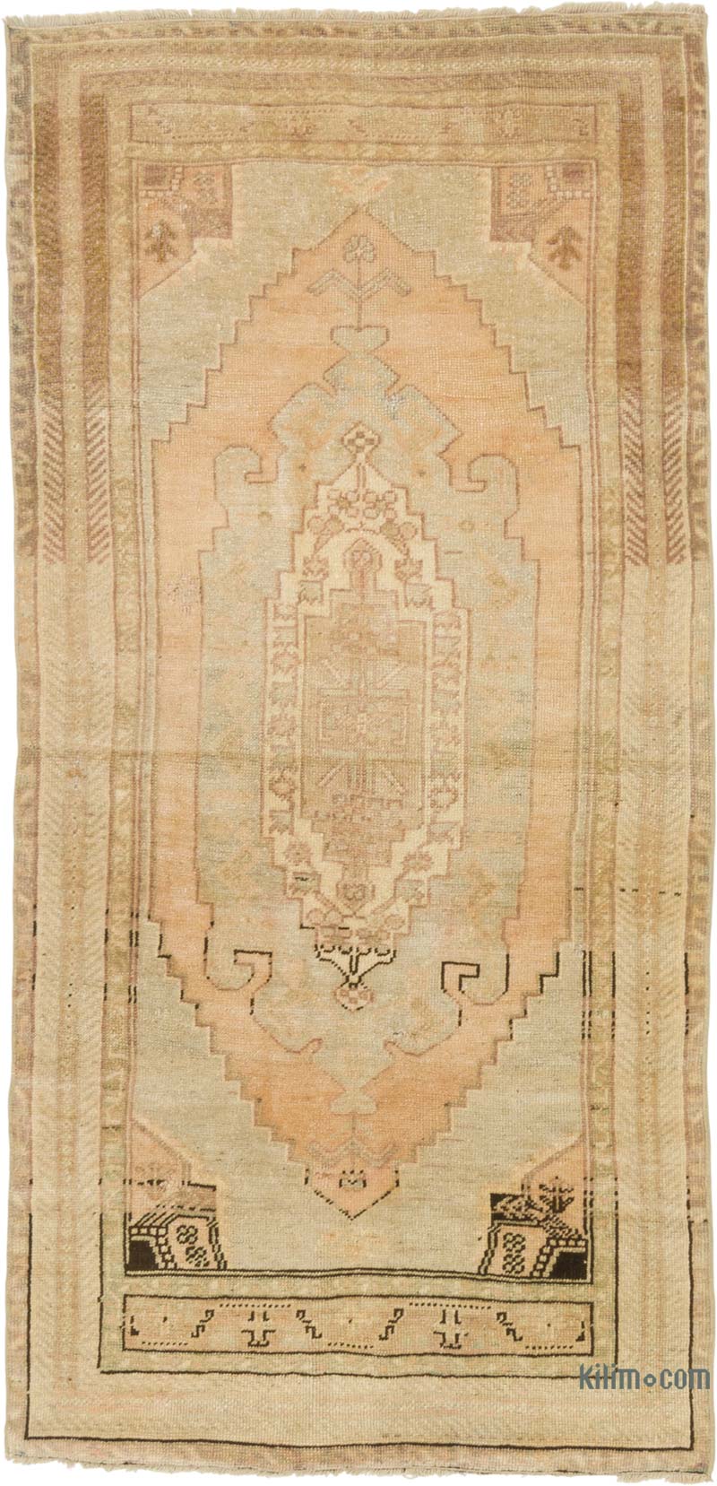 Vintage Turkish Hand-Knotted Rug - 2' 8" x 5' 6" (32" x 66") - K0084310