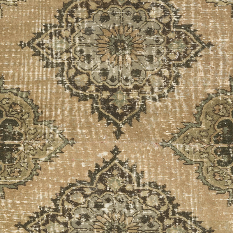 Alfombra Vintage Turca Anudada a Mano - 138 cm x 144 cm - K0084318