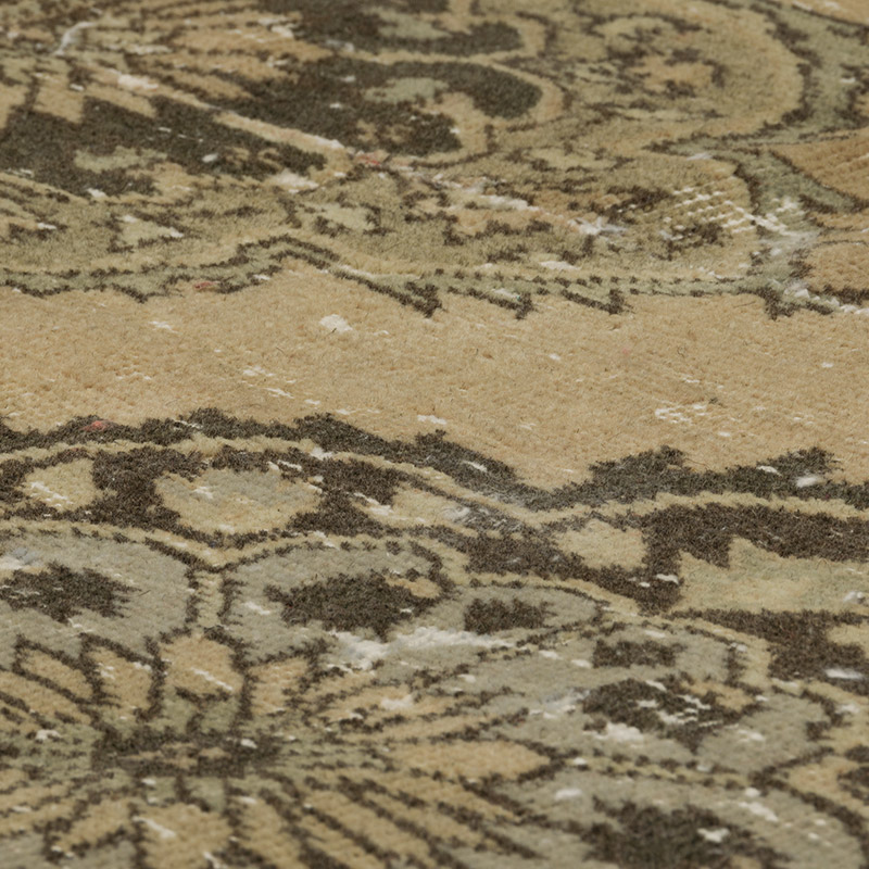 Alfombra Vintage Turca Anudada a Mano - 138 cm x 144 cm - K0084318