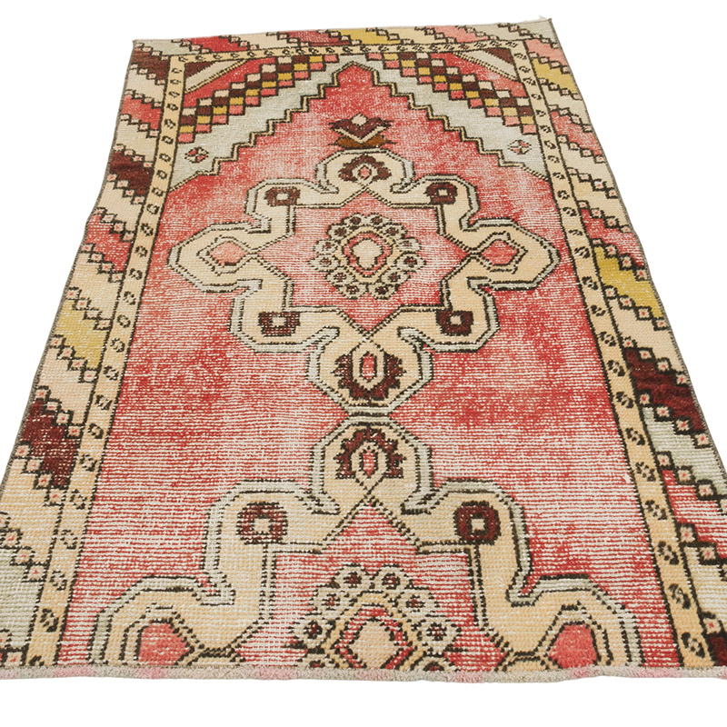 Alfombra Vintage Turca Anudada a Mano - 92 cm x 159 cm - K0084320