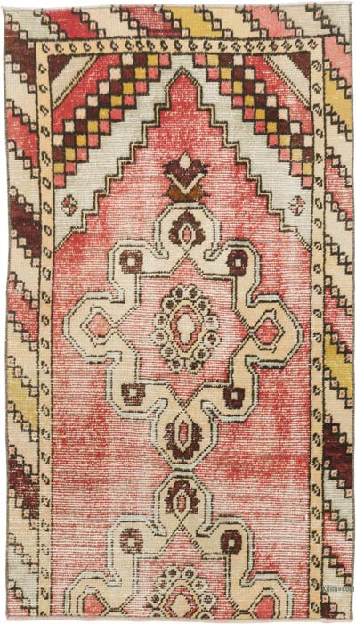 Vintage Turkish Hand-Knotted Rug - 3'  x 5' 3" (36" x 63")