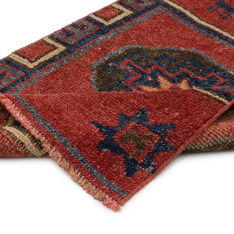 Vintage Turkish Hand-Knotted Runner - 2' 7" x 13' 6" (31" x 162") - K0084324