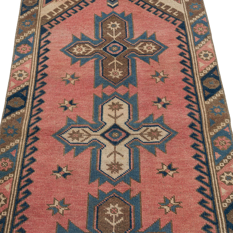 El Dokuma Vintage Hali - 74 cm x 160 cm - K0084326