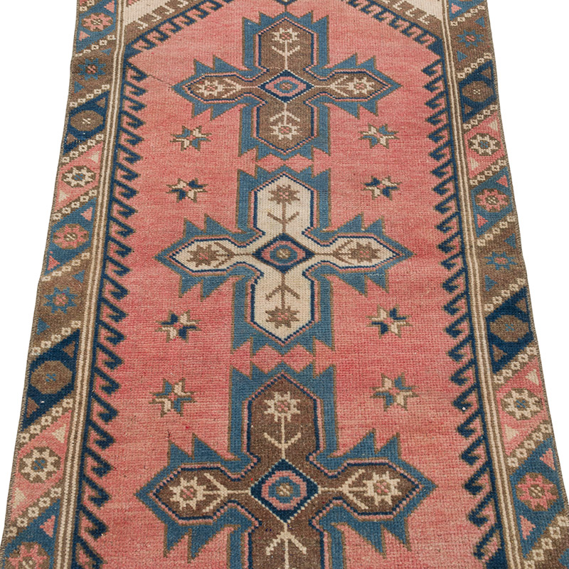 El Dokuma Vintage Hali - 74 cm x 160 cm - K0084326