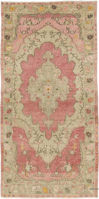 Vintage Turkish Hand-Knotted Rug - 3' 5" x 6' 10" (41" x 82")