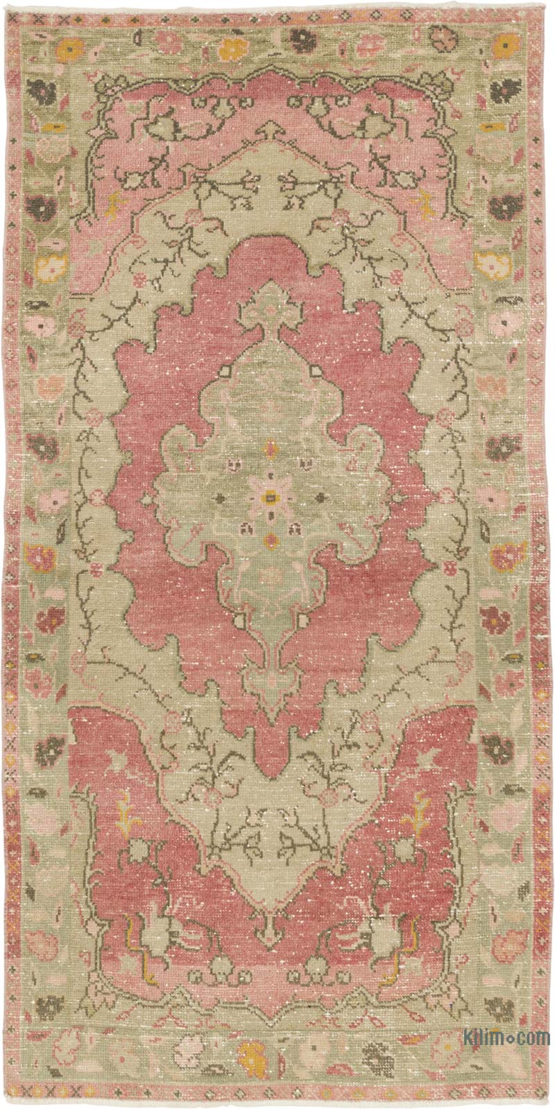 El Dokuma Vintage Hali - 104 cm x 208 cm - K0084328