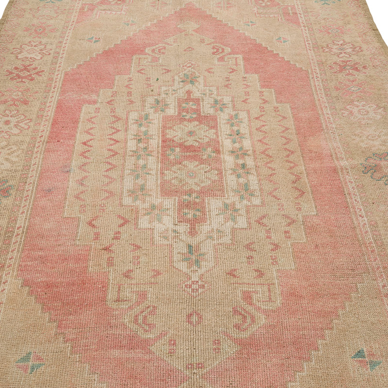 Vintage Turkish Hand-Knotted Rug - 4' 11" x 8' 8" (59" x 104") - K0084330