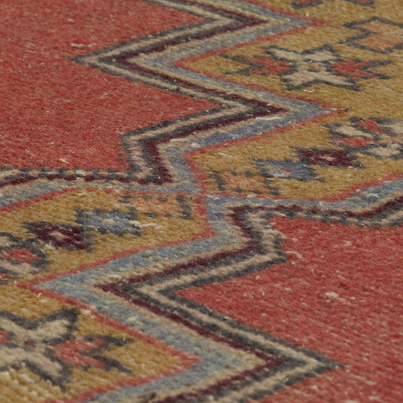 Vintage Turkish Hand-Knotted Rug - 4'  x 8' 4" (48" x 100") - K0084332