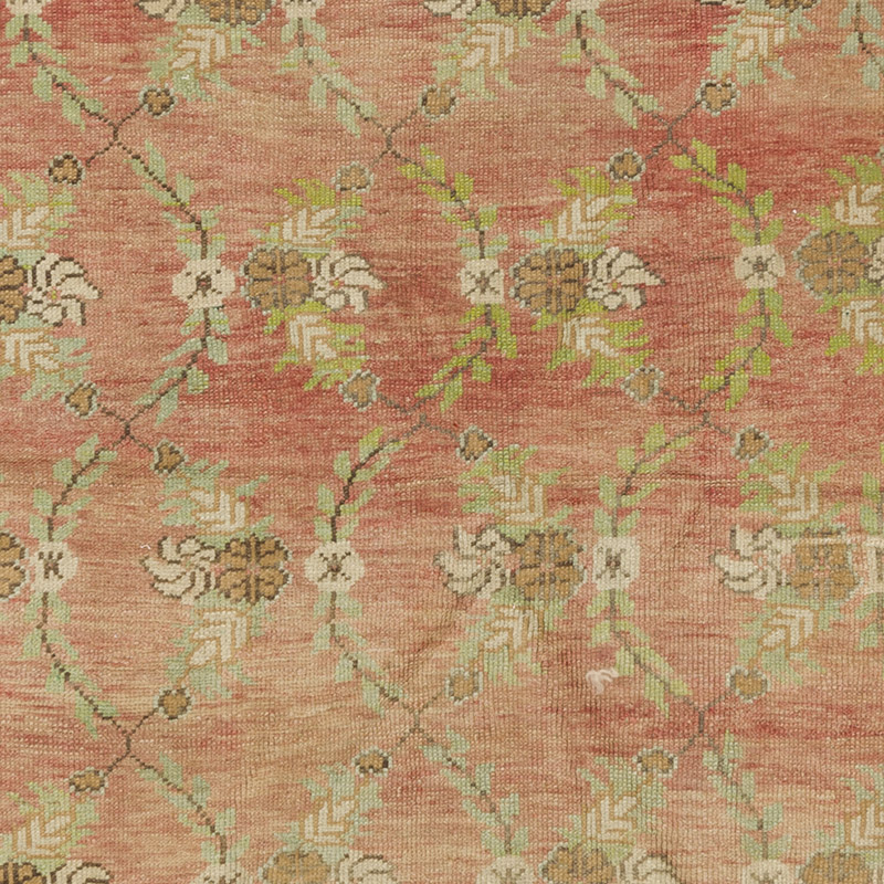 Alfombra Vintage Turca Anudada a Mano - 139 cm x 280 cm - K0084334