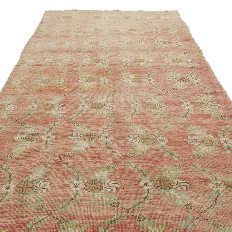 Alfombra Vintage Turca Anudada a Mano - 139 cm x 280 cm - K0084334