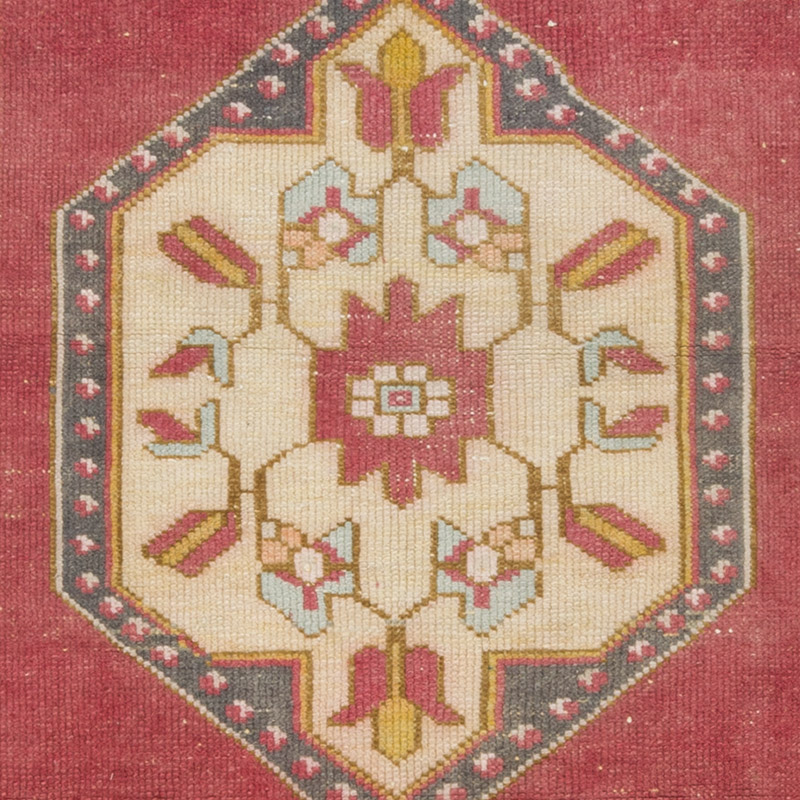 Vintage Turkish Hand-Knotted Rug - 3' 1" x 6' 7" (37" x 79") - K0084338
