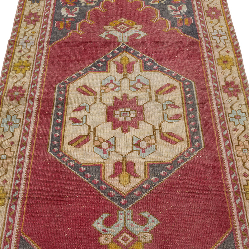 Vintage Turkish Hand-Knotted Rug - 3' 1" x 6' 7" (37" x 79") - K0084338