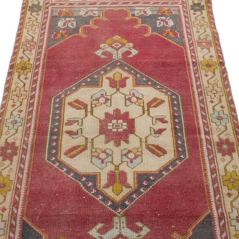 Vintage Turkish Hand-Knotted Rug - 3' 1" x 6' 7" (37" x 79") - K0084338