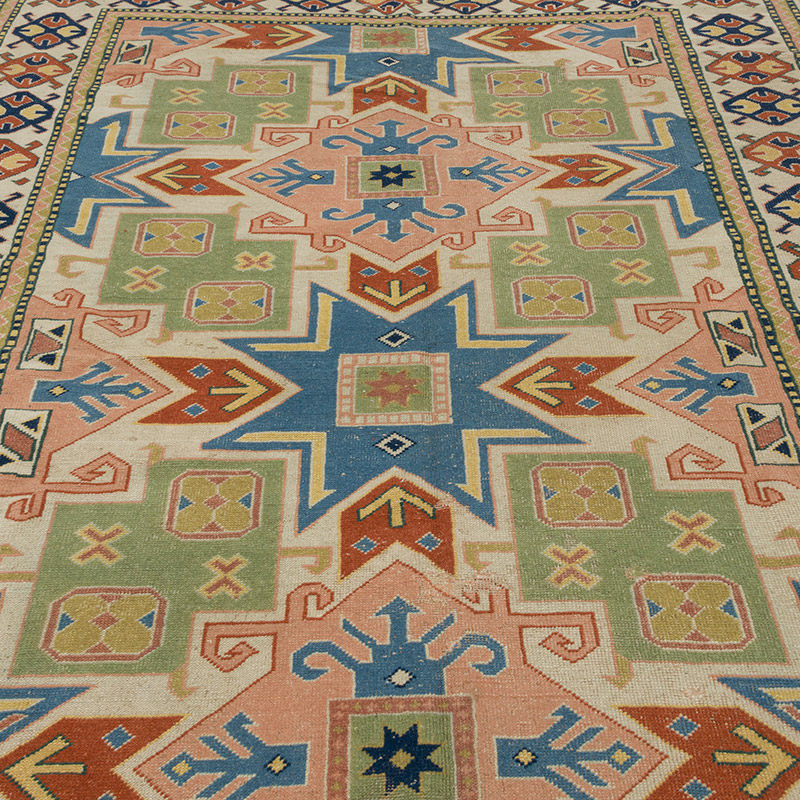 Alfombra Vintage Turca Anudada a Mano - 182 cm x 291 cm - K0084339