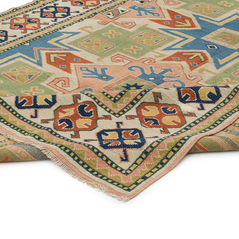 Alfombra Vintage Turca Anudada a Mano - 182 cm x 291 cm - K0084339
