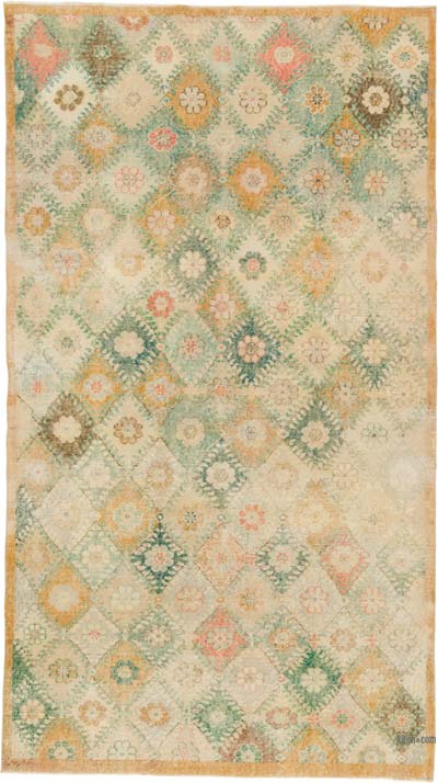 Alfombra Vintage Turca Anudada a Mano - 160 cm x 287 cm