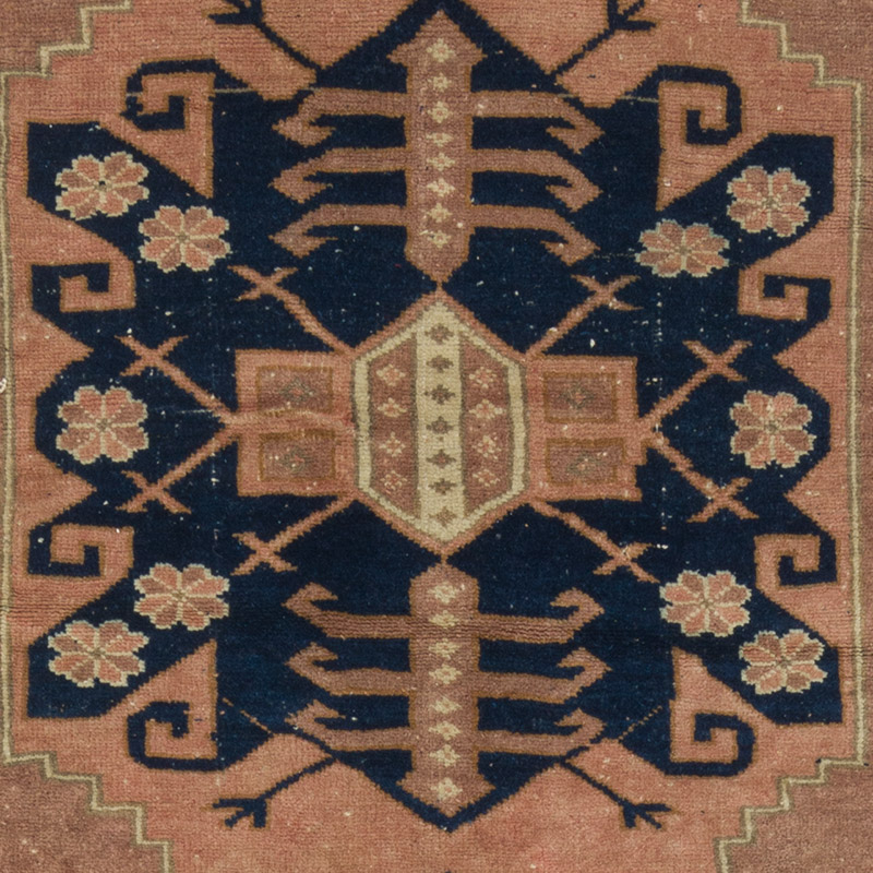Vintage Turkish Hand-Knotted Runner - 3' 4" x 10' 2" (40" x 122") - K0084345