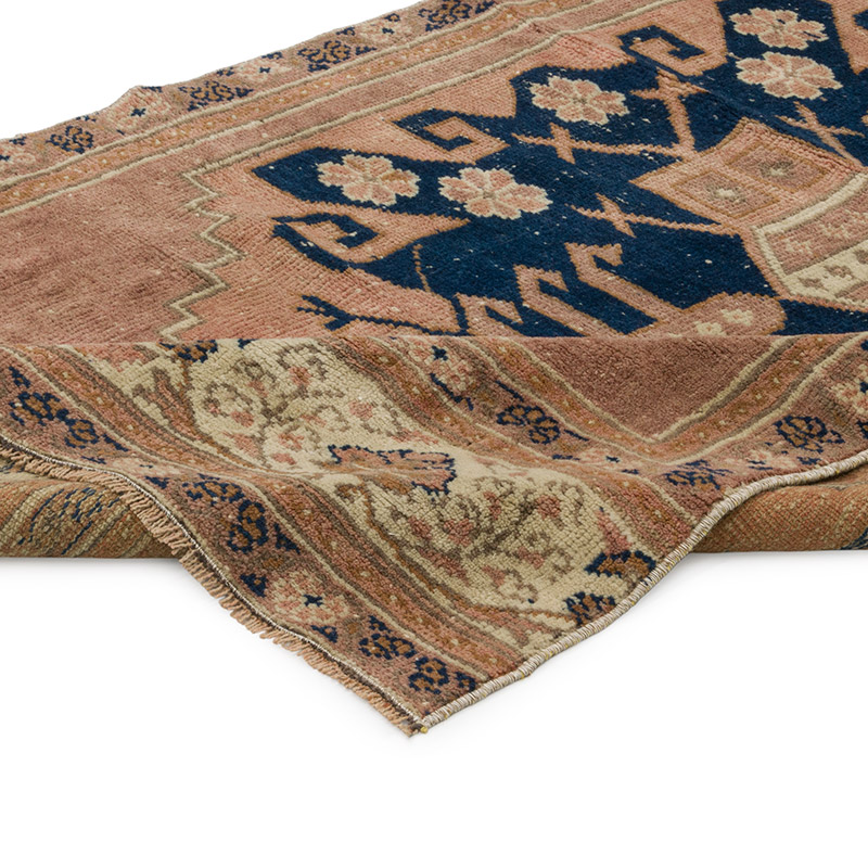 Vintage Turkish Hand-Knotted Runner - 3' 4" x 10' 2" (40" x 122") - K0084345