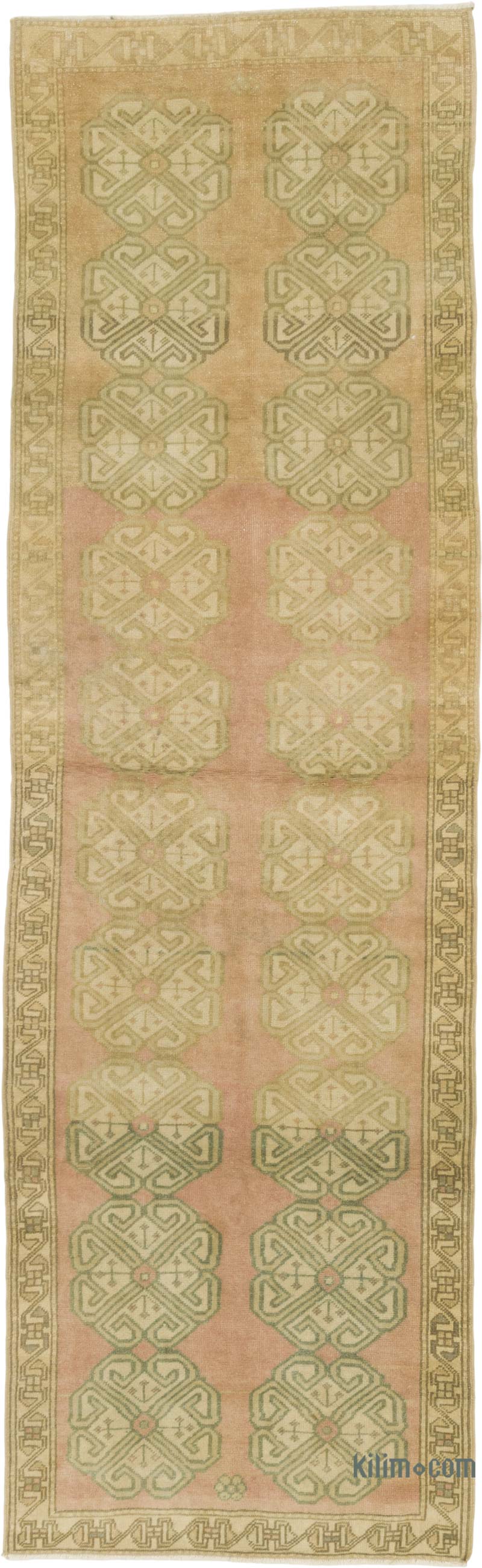 Pasillo Vintage Turco Anudado a Mano - 82 cm x 264 cm - K0084346