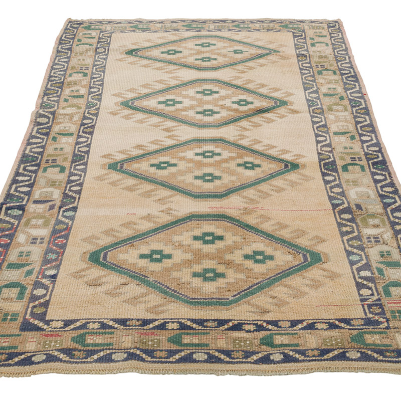 El Dokuma Vintage Hali - 112 cm x 201 cm - K0084348