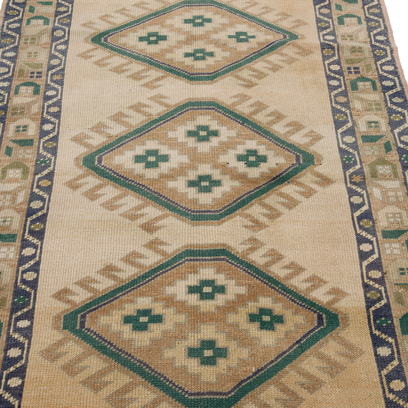 El Dokuma Vintage Hali - 112 cm x 201 cm - K0084348