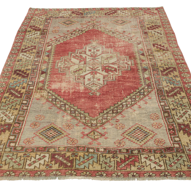 El Dokuma Vintage Hali - 107 cm x 172 cm - K0084349