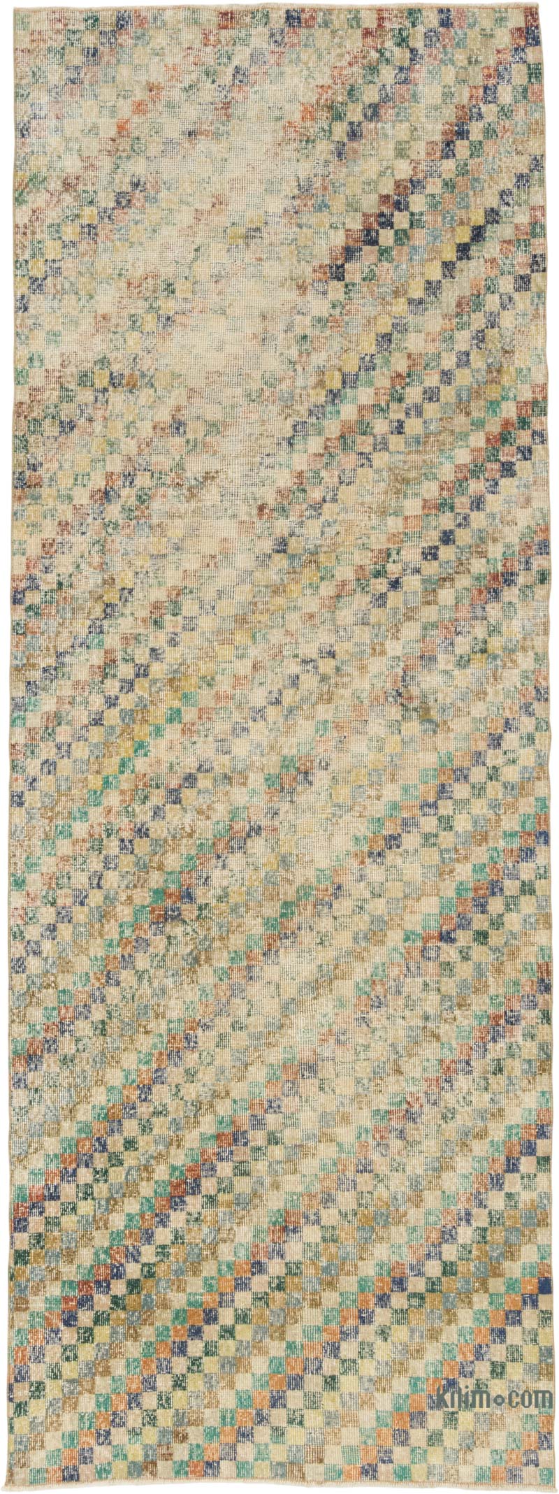Alfombra Vintage Turca Anudada a Mano - 120 cm x 318 cm - K0084350