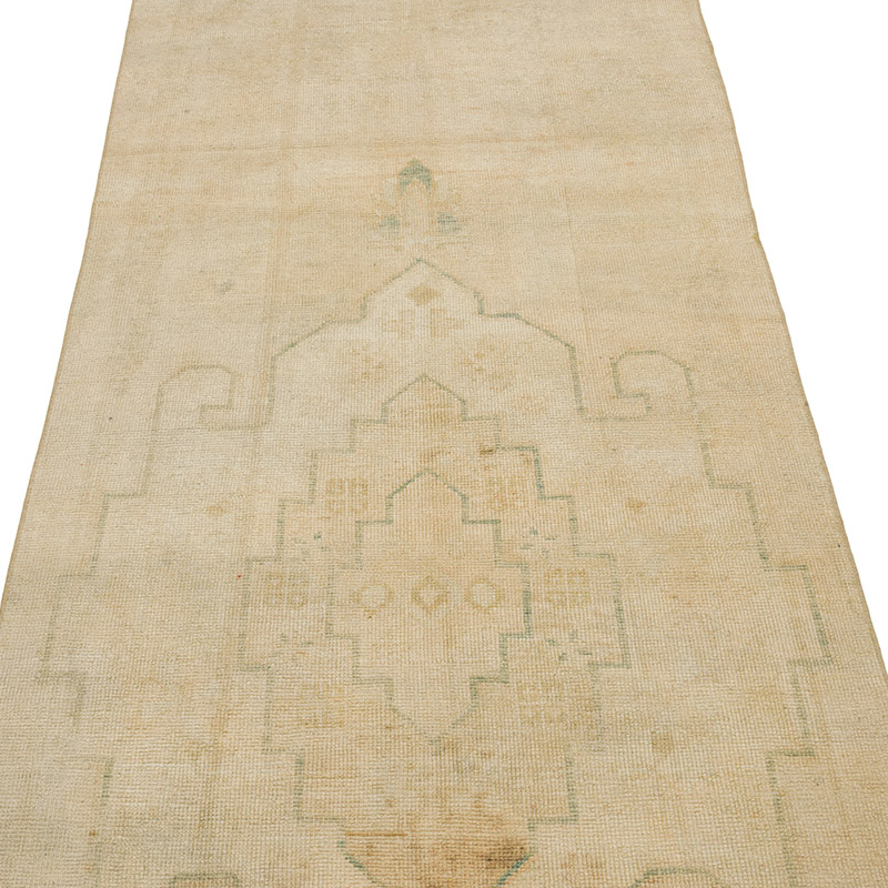 Vintage Turkish Hand-Knotted Runner - 3' 1" x 11' 2" (37" x 134") - K0084351