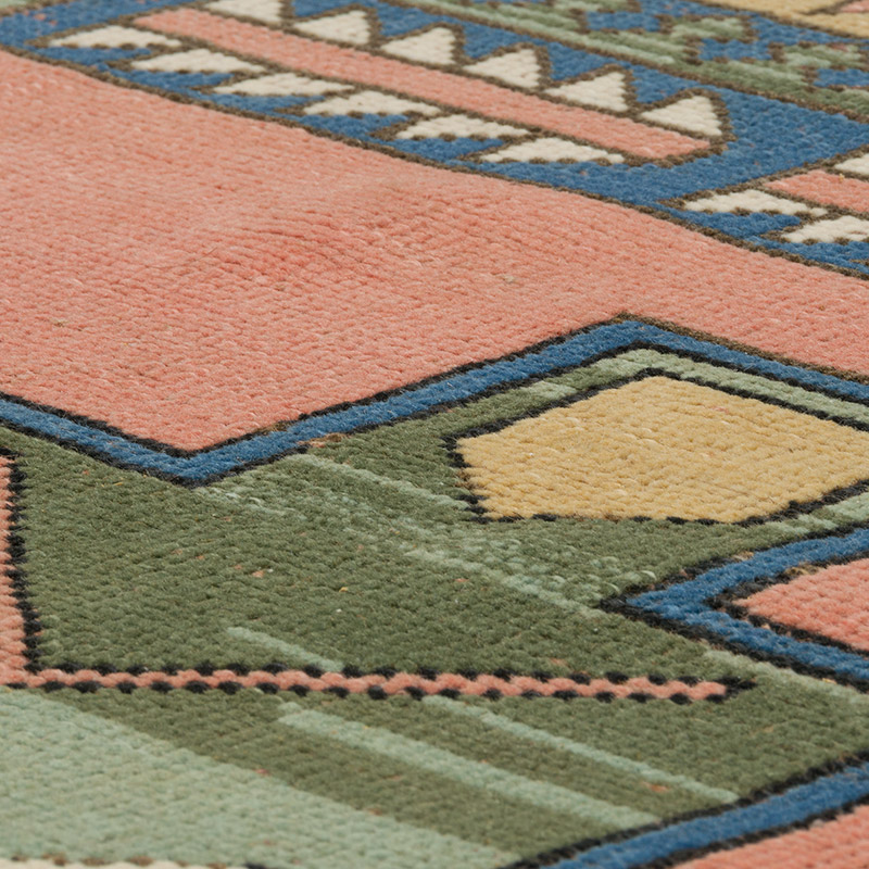 Vintage Turkish Hand-Knotted Rug - 4'  x 5' 1" (48" x 61") - K0084352