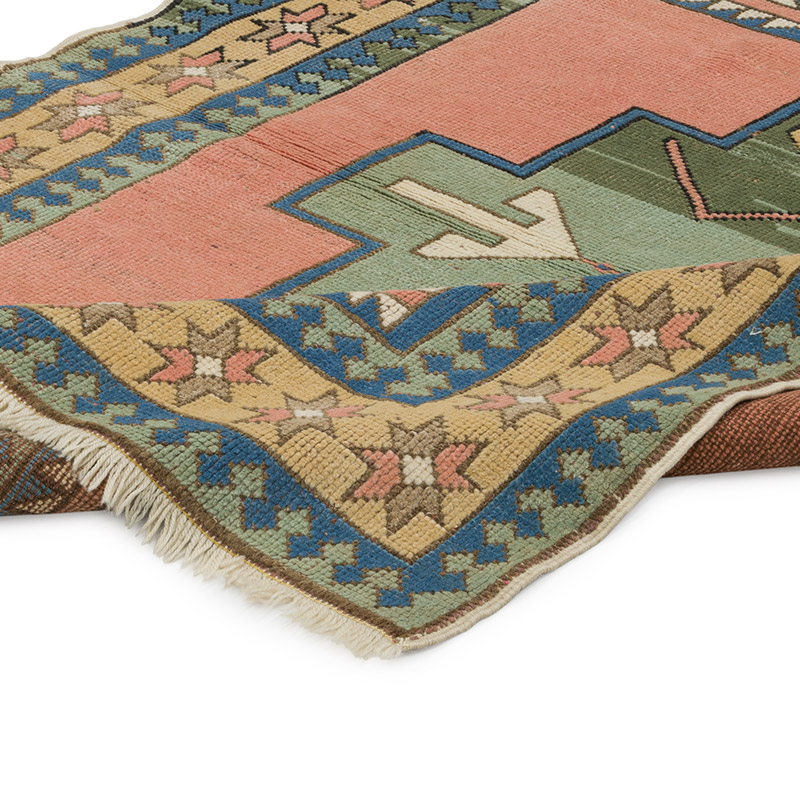 Vintage Turkish Hand-Knotted Rug - 4'  x 5' 1" (48" x 61") - K0084352